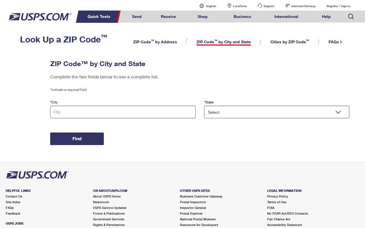 Menlo Park ZIP code directory USPS city and state lookup